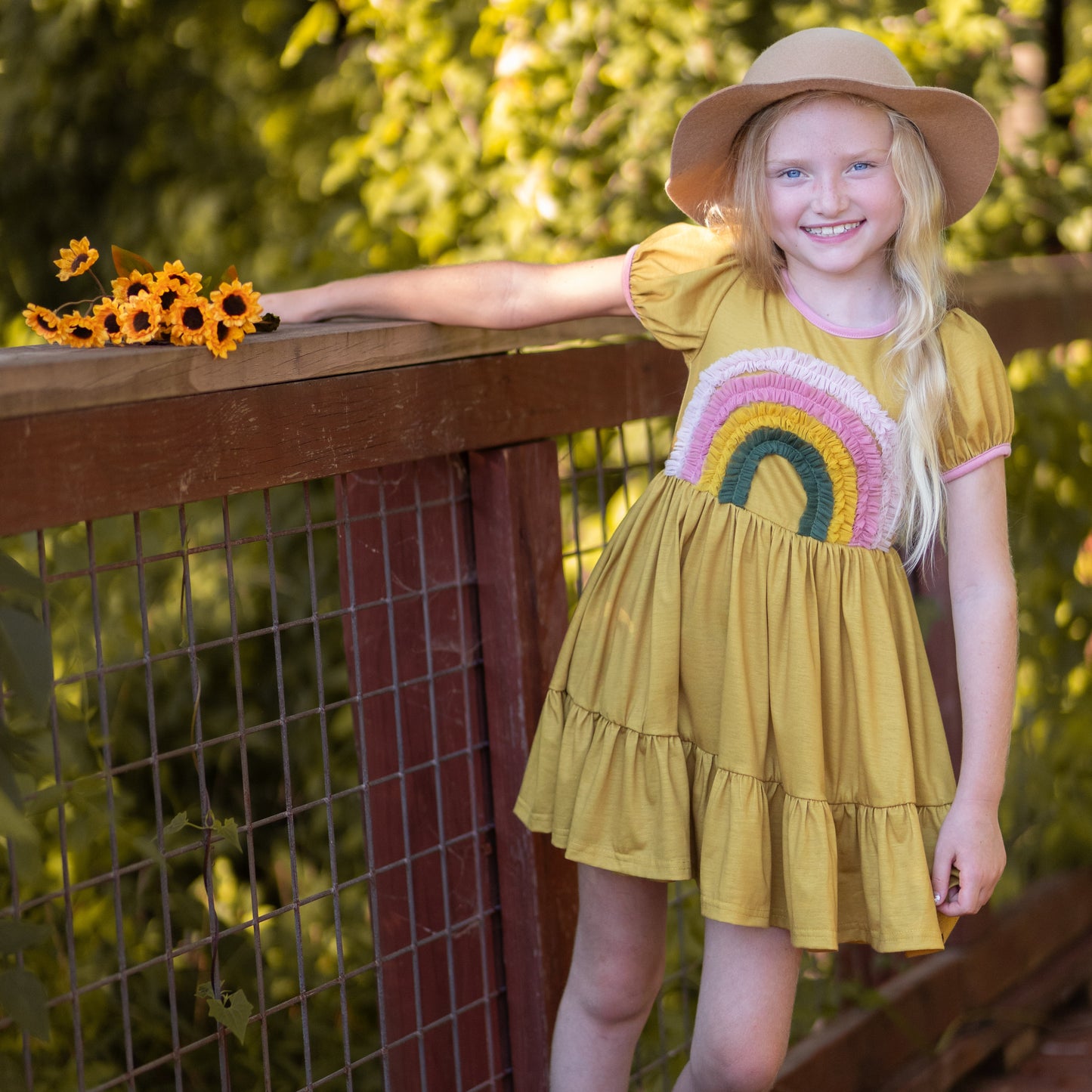 Rainbow Dress - Autumn Sunset