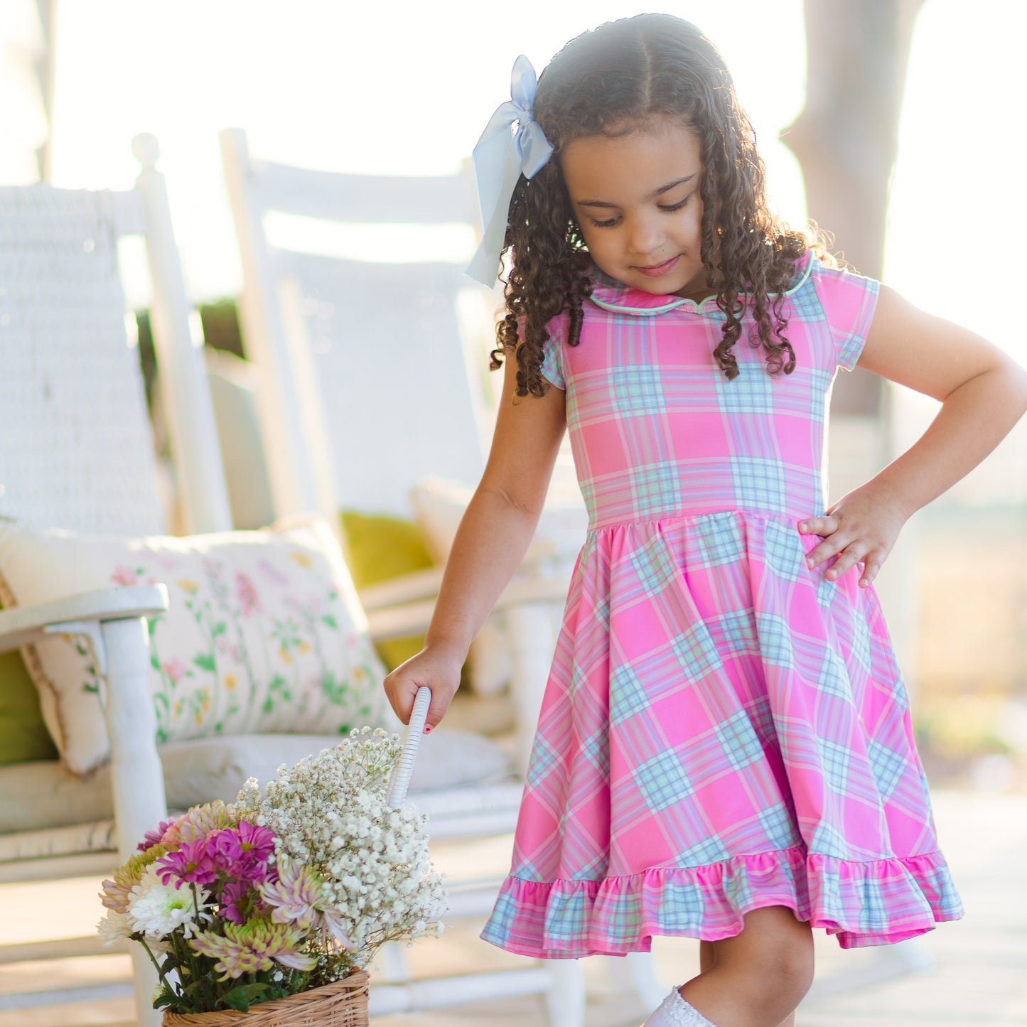 Spring Plaid Dress