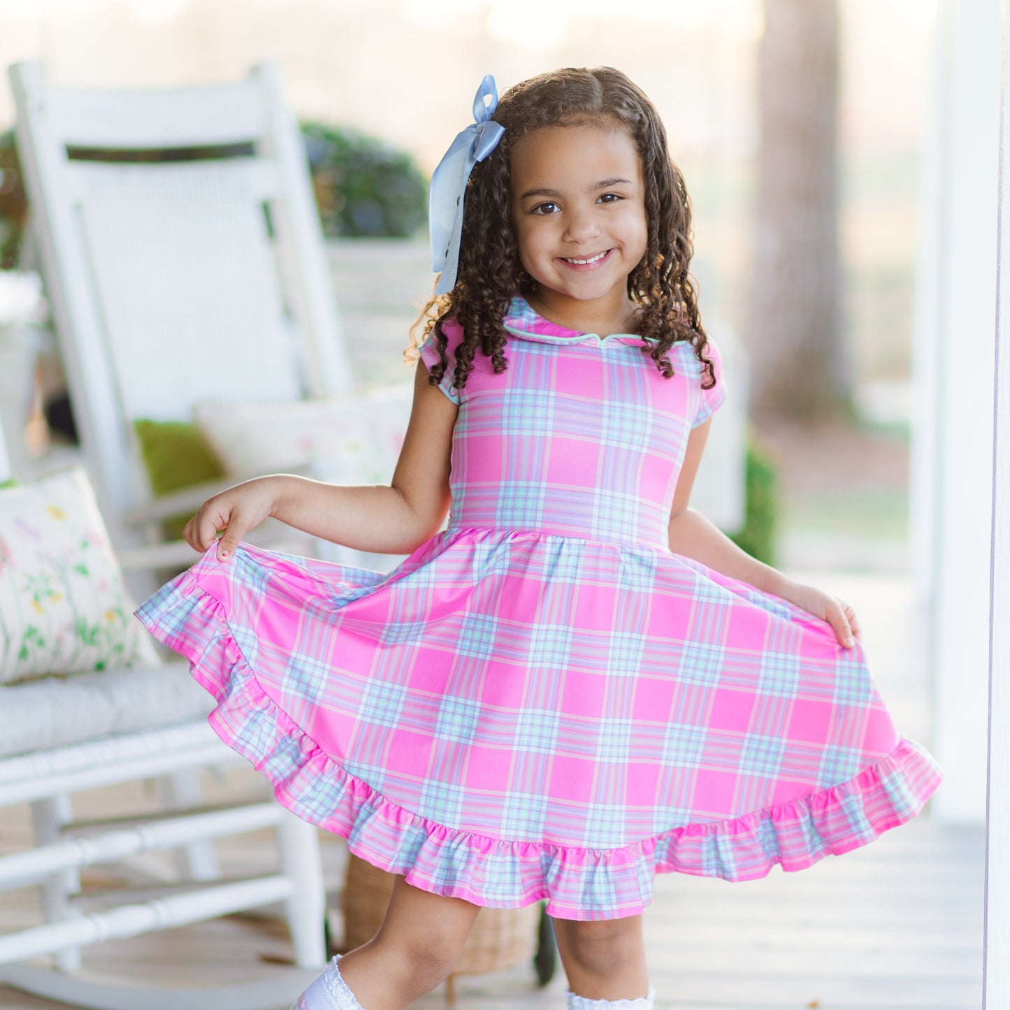 Spring Plaid Dress