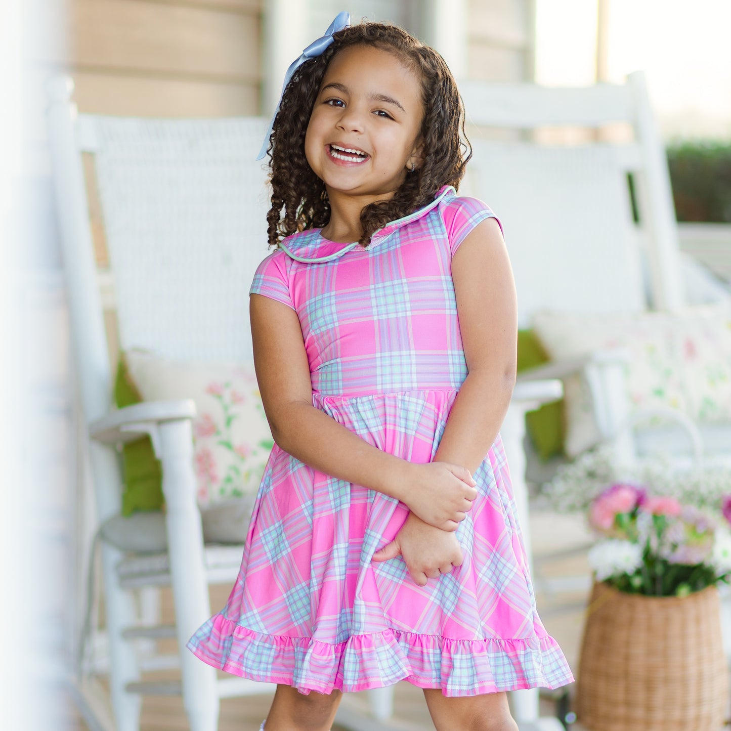 Spring Plaid Dress