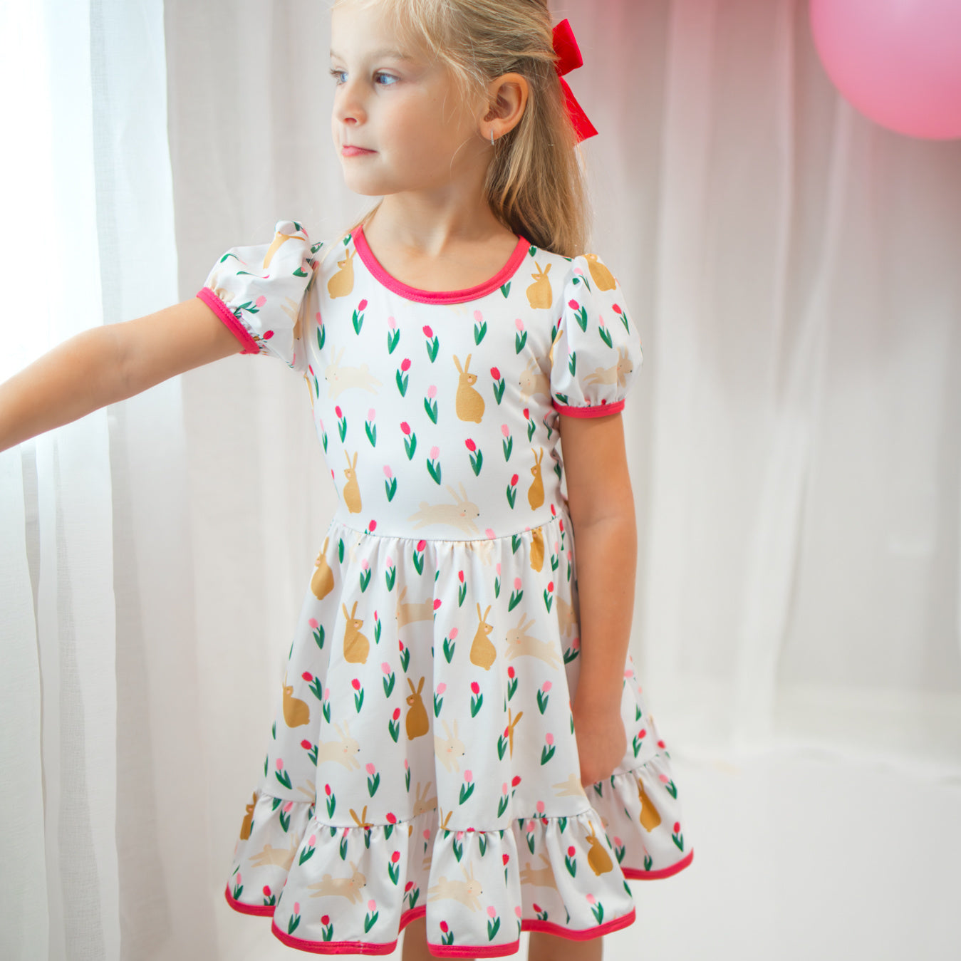 Rabbits & Tulips Dress