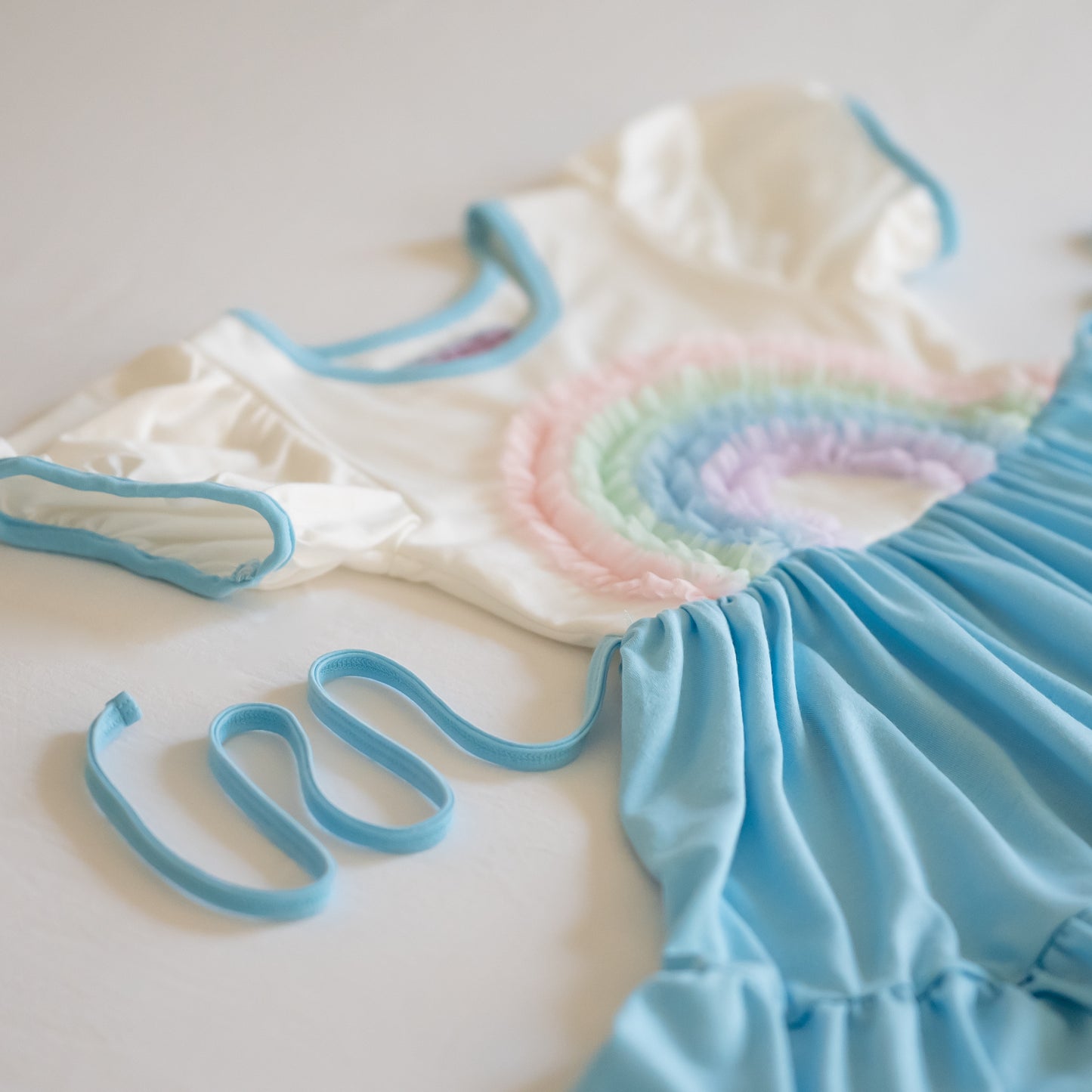 Rainbow Dress - Pastel Blue