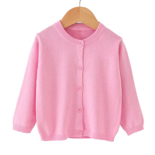 Classic Cardigan - Light Pink