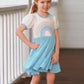 Rainbow Dress - Pastel Blue